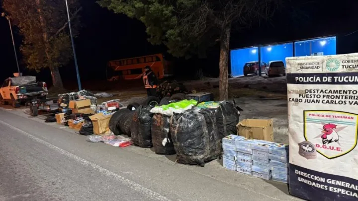 Secuestran hojas de coca, vehículos, cubiertas y mercadería ilegal en controles