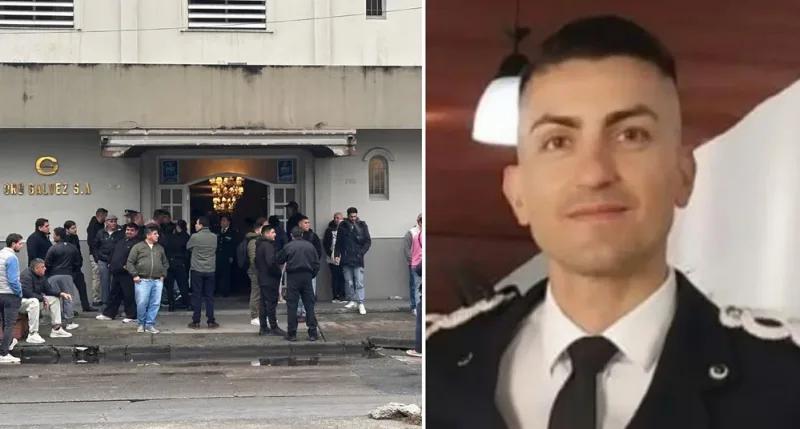 Profundo dolor en el último adiós a Arnaldo Manfredi, el policía tucumano asesinado en un tiroteo en Rosario