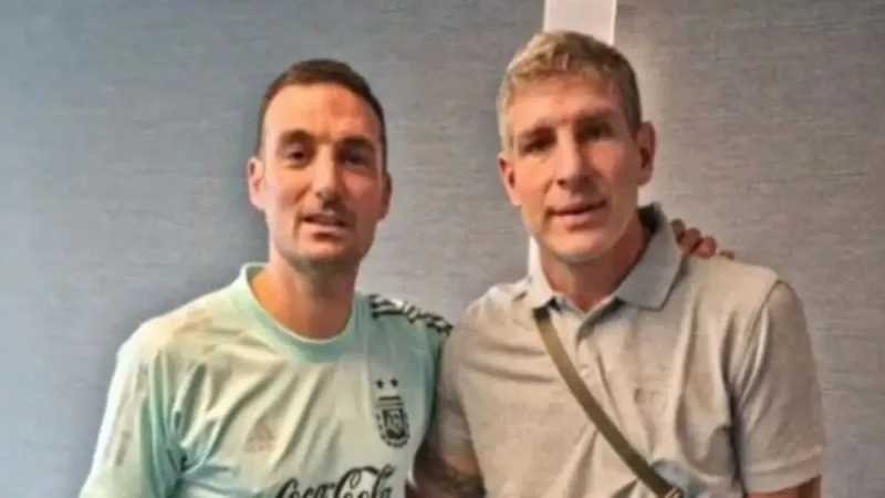 El emotivo reencuentro de Scaloni con Palermo en la previa del Mundial 2026