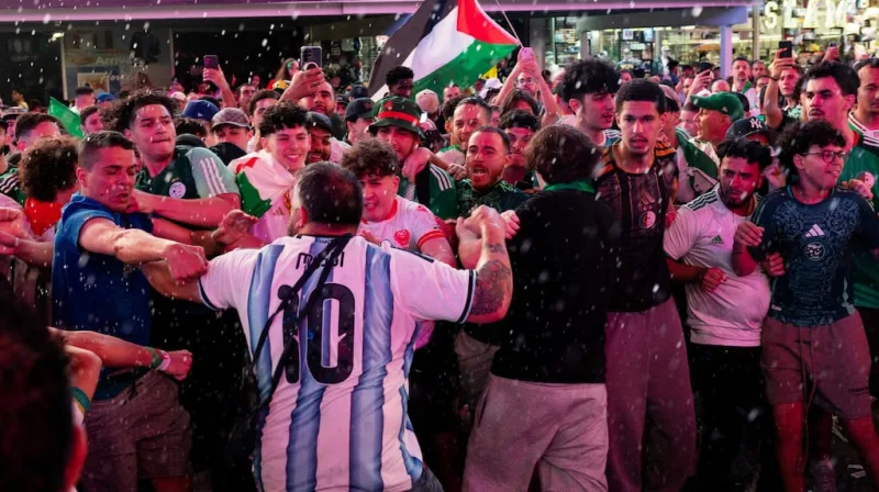 Tensión en Nueva York: incidentes entre hinchas de Argentina y Argelia antes del partido por el Mundial