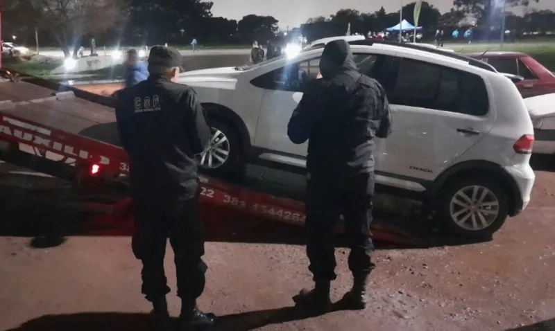 Lastenia: decenas de conductores borrachos terminaron la noche a pie
