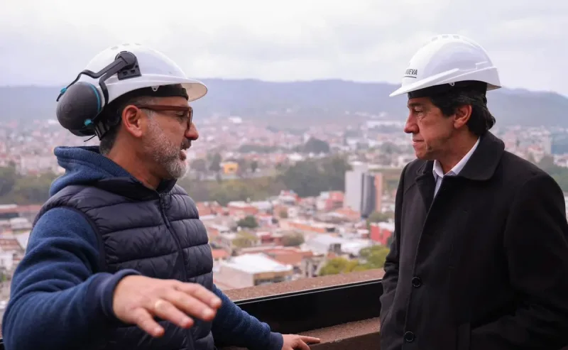 Sadir recorrió la obra del hotel Amérian Jujuy y destacó la inversión privada que fortalece la oferta turística
