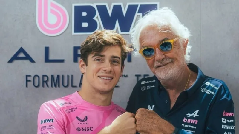 Colapinto recibió el elogio de Briatore tras su actuación “espectacular” en Barcelona