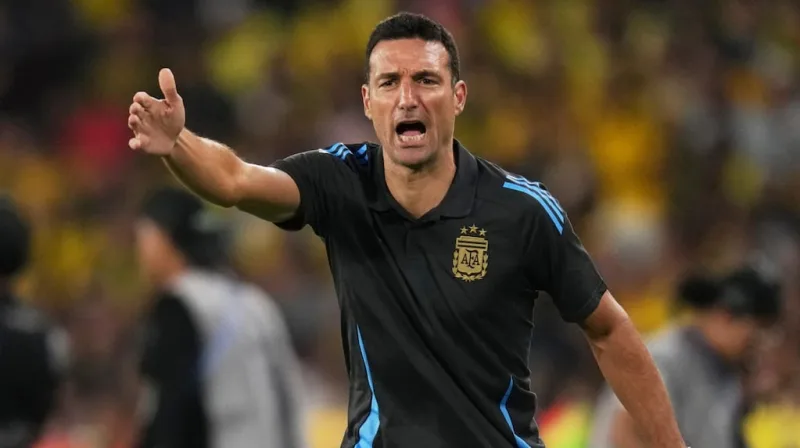 La reacción de Lionel Scaloni a los goles de Messi con la Selección argentina ante Argelia por el Mundial 2026