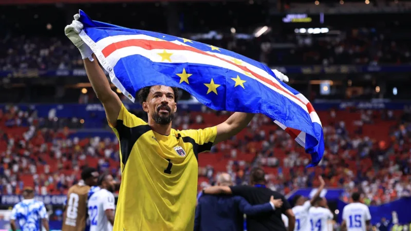 El jugador de Cabo Verde que dejó de dar clases para participar del Mundial y es furor