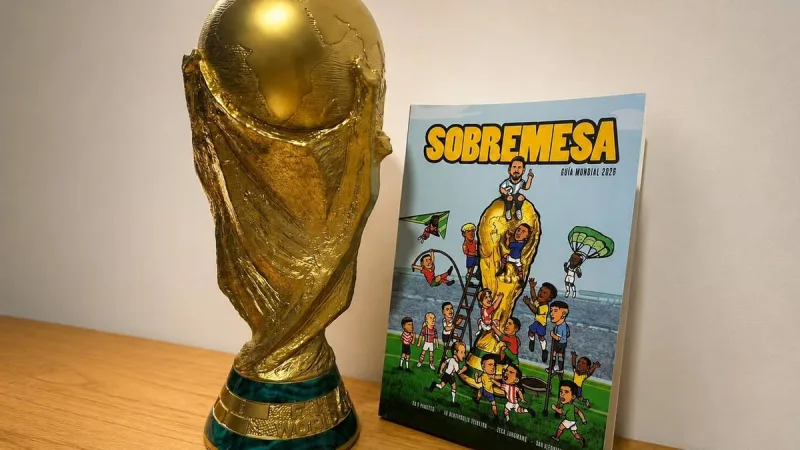 Volver al papel para entender el Mundial: 'Sobremesa', la guía independiente que rescata la mística de las viejas revistas