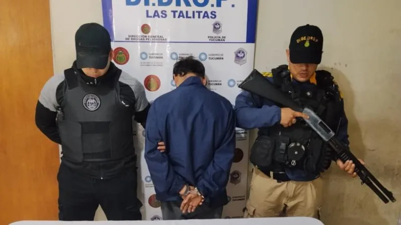 Atrapan en la vía pública a un hombre con más de un kilo de marihuana