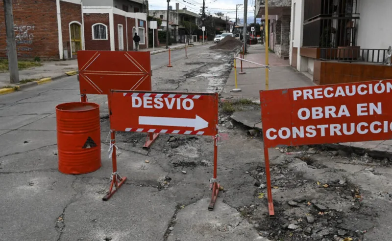 Por obras de repavimentación, queda inhabilitado el ingreso a Ciudad de Nieva por calle Libertad